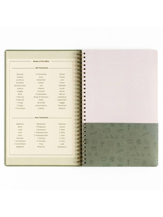 Notebook - Olive with Maps, 2 of 9