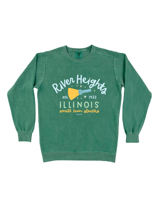 River Heights Small Town Slueths Sweatshirt - Light Green, 4 of 4