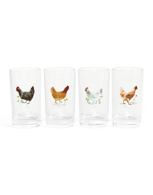 Chickens 6oz Mini Juice Glass Set, 3 of 7
