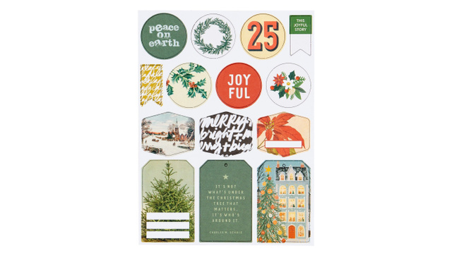 Joyful Memories 6×8 Chipboard Sheet, 1 of 2