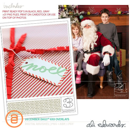 December Daily® 6×8 Digital Overlays, 1 of 1