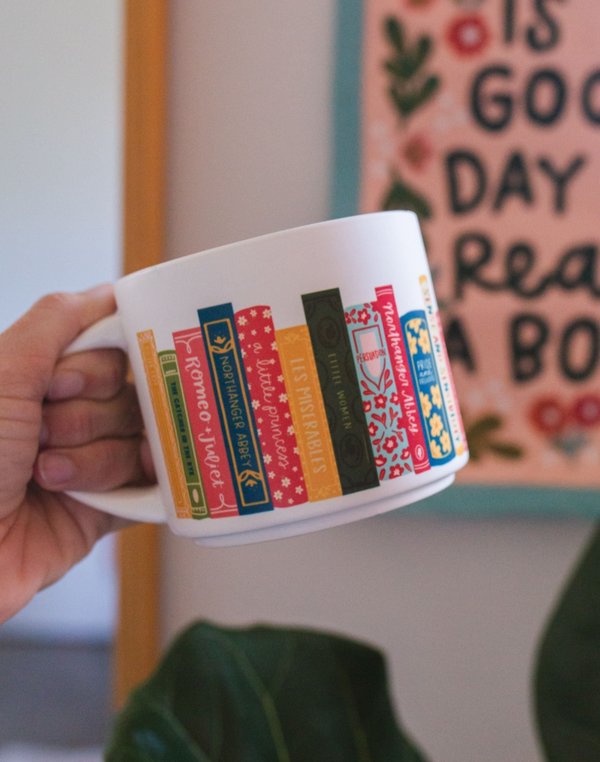 Classic Books Large Ceramic Mug, 1 of 6