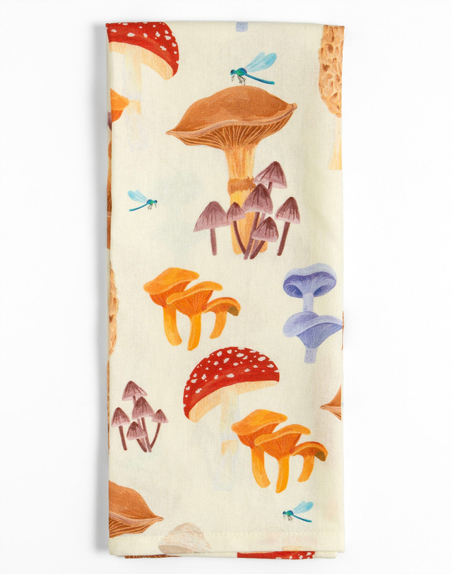 Mushrooms Kitchen Towel, 1 of 1