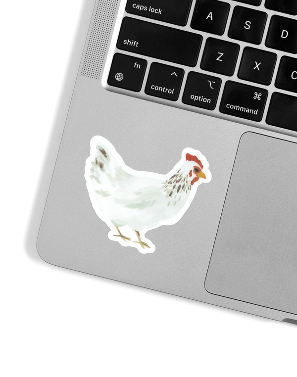 Delaware Chicken Decal Sticker, 2 of 2