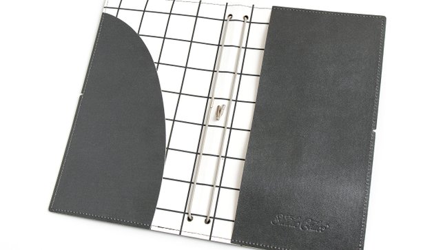 Charcoal Gray Traveler's Notebook Cover, 3 of 3