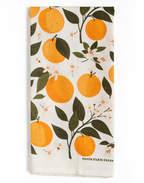 Orange Orchard Tea Towel, 5 of 5