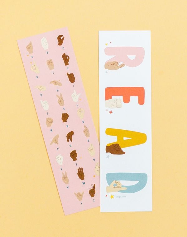 Sign Language Bookmark Set, 3 of 6
