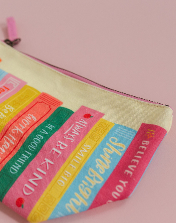 Affirmations Books Canvas Pouch, 3 of 4