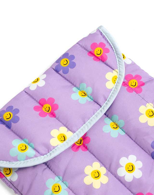 Happy Daisy Quilted Laptop Sleeve, 2 of 4