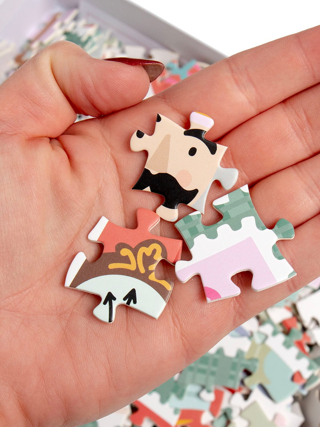 Nutcracker Ballet Stamps - 500 Piece Christmas Jigsaw Puzzle, 2 of 5