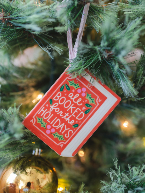 All Booked for the Holidays Christmas Book Ornament, 1 of 4