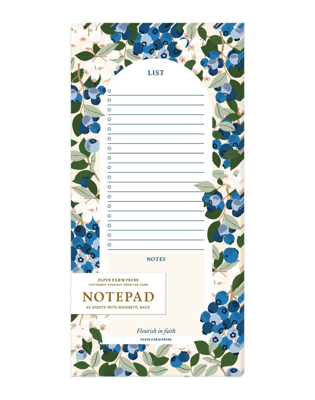 Blueberry Field Notepad, 1 of 3