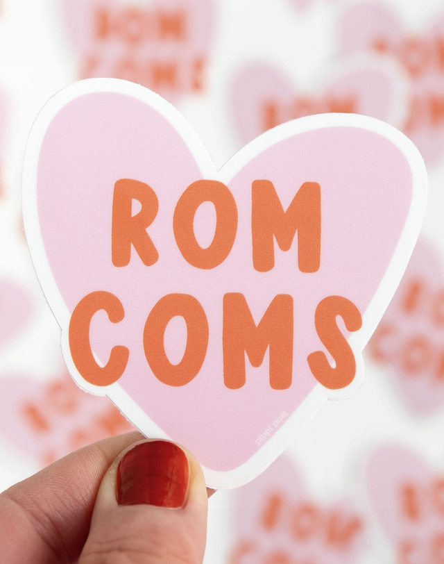 Rom Com Decal Sticker, 1 of 4