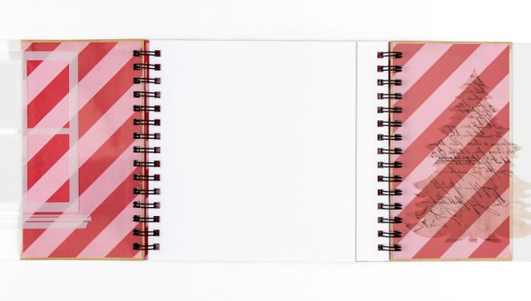 Jolly Holiday Gate Fold Notebook, 3 of 3