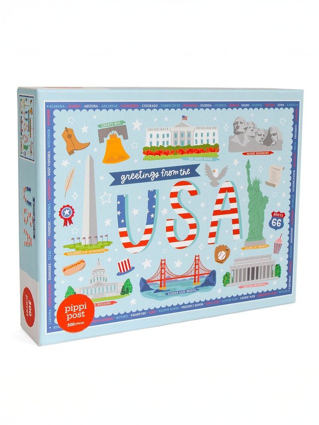 Greetings from the USA - 500 Piece Jigsaw Puzzle, 1 of 5