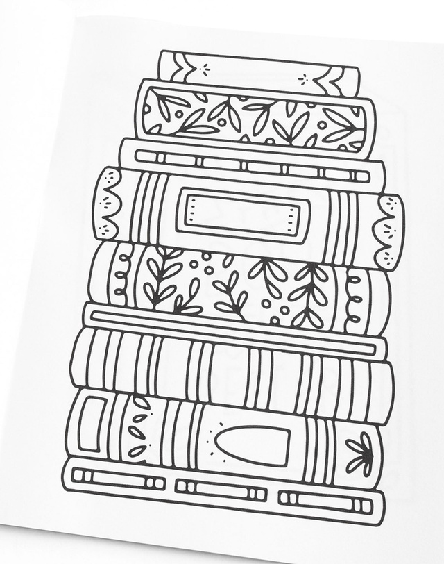Book Lover Coloring Book , 8 of 8