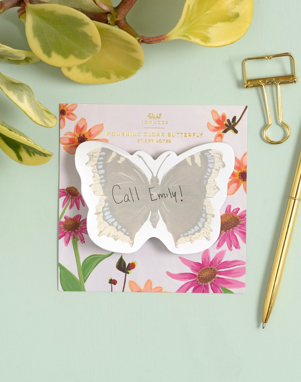 Mourning Cloak Butterfly Sticky Notes, 2 of 3