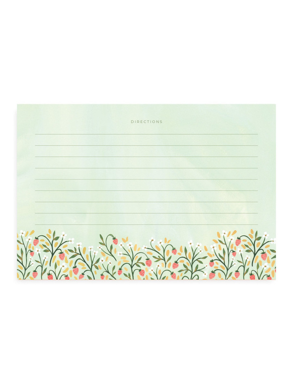Strawberry Meadow Tin Recipe Box, 5 of 5