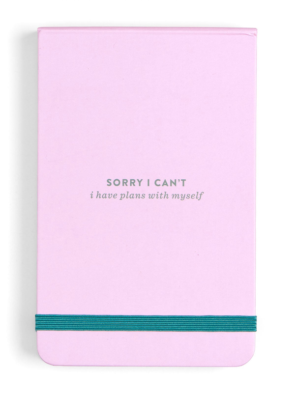 I Have Plans Introvert Lined Pocket Notepad, 1 of 3