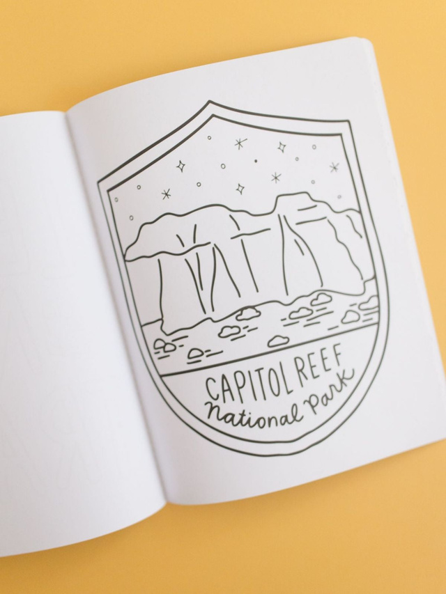 National Parks Coloring Book, 6 of 12