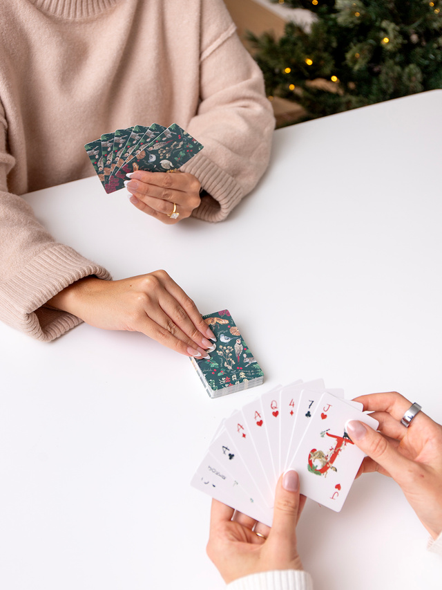 Winter Flora & Fauna Deck of Playing Cards, 3 of 4