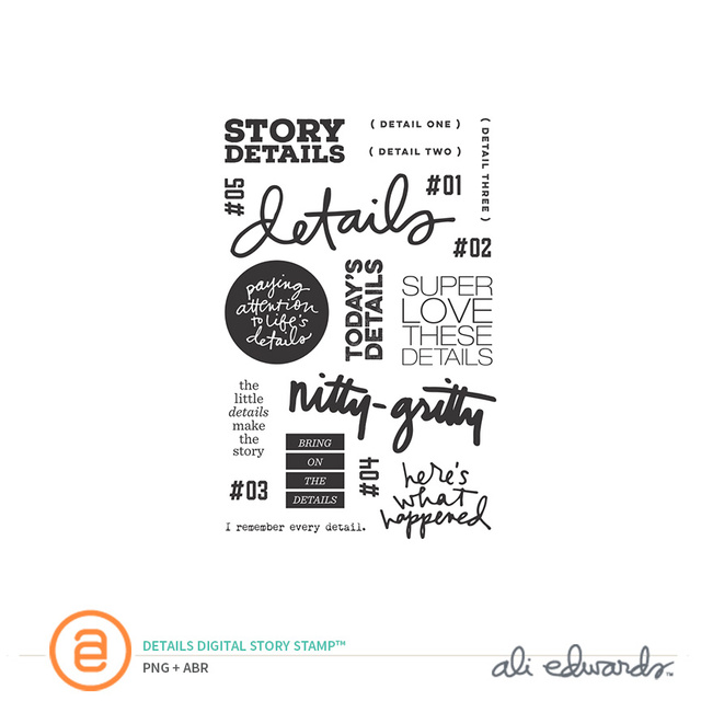 Details Digital Story Stamp™, 1 of 1