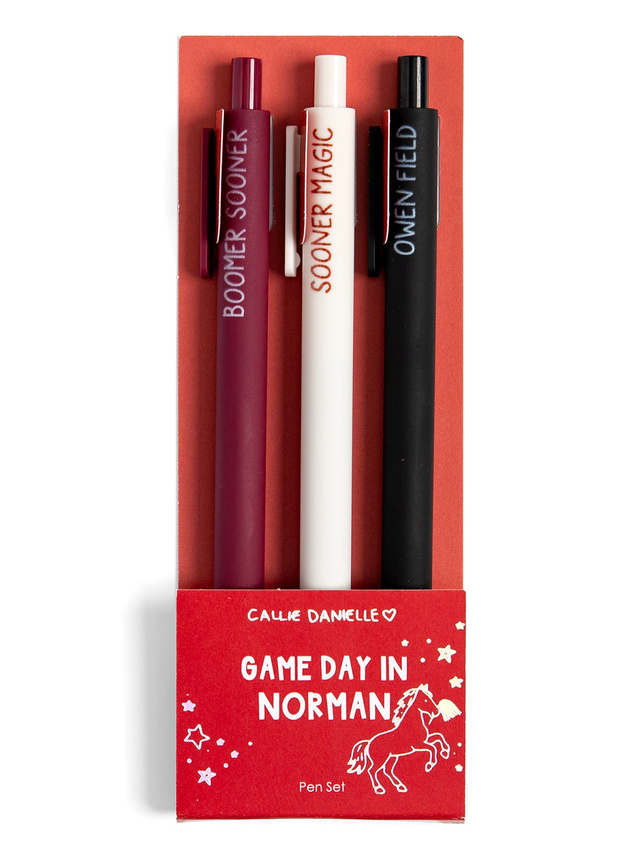 Norman Football Game Day Pen Set, 1 of 4