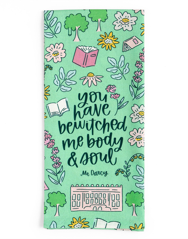 You Have Bewitched Me Pride and Prejudice Tea Towel, 1 of 1