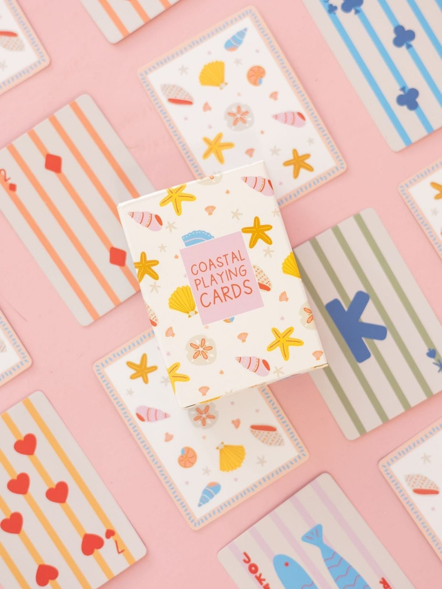 Coastal Seashells Deck of Playing Cards, 3 of 4