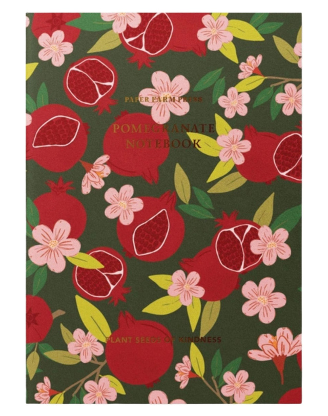 Seeds Of Kindness Pomegranate Plant Stitched Notebook, 1 of 5