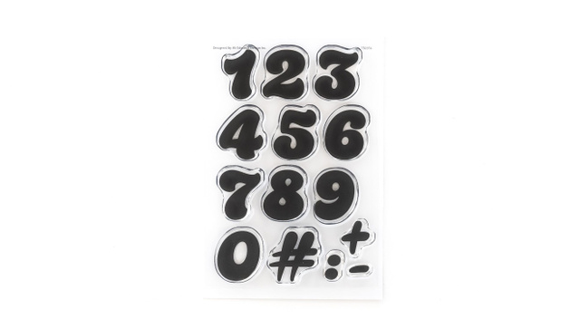 Numbers Are Awesome #18 4×6 Stamp Set, 1 of 2