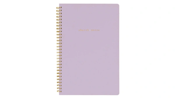 Notebook - Lilac with Maps, 1 of 8