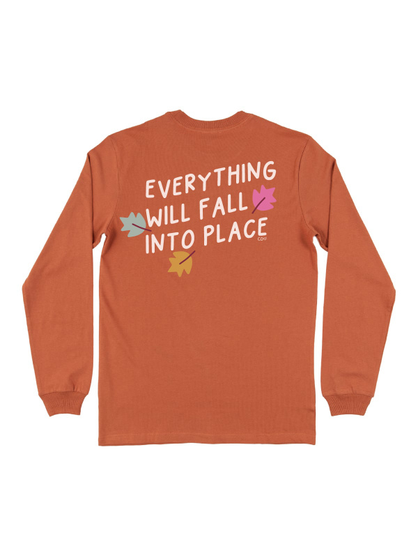 Everything Will Fall Into Place Long-Sleeve Tee - Yam, 4 of 5