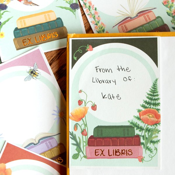 Book Plate Sticker Set, 3 of 5