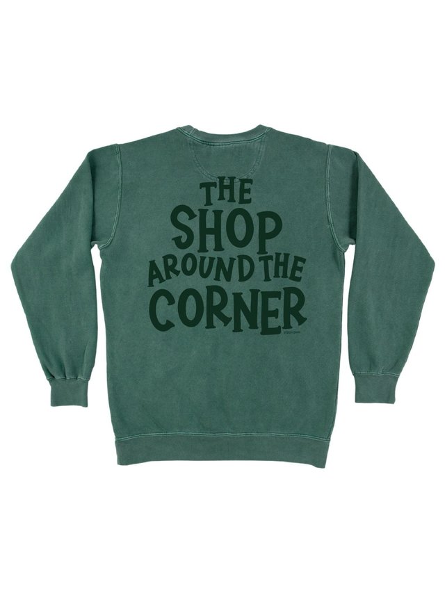 The Shop Around the Corner Sweatshirt - Blue Spruce, 6 of 6