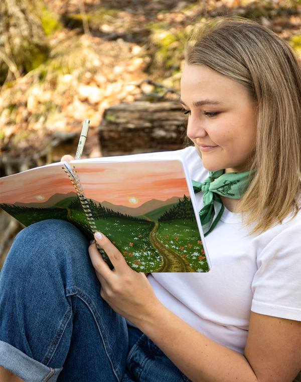 Alpine Summer Spiral Notebook, 1 of 6