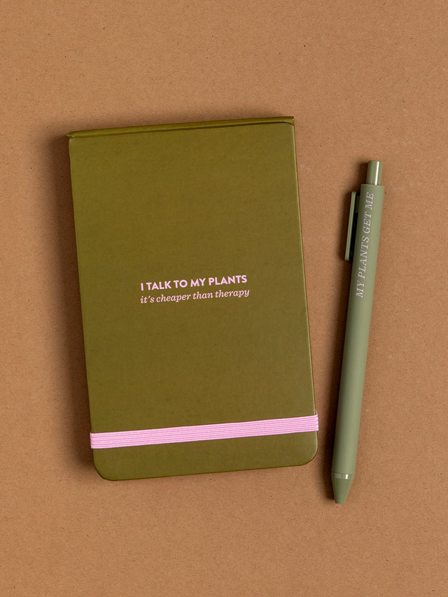 I Talk To My Plants Lined Pocket Notepad, 3 of 3