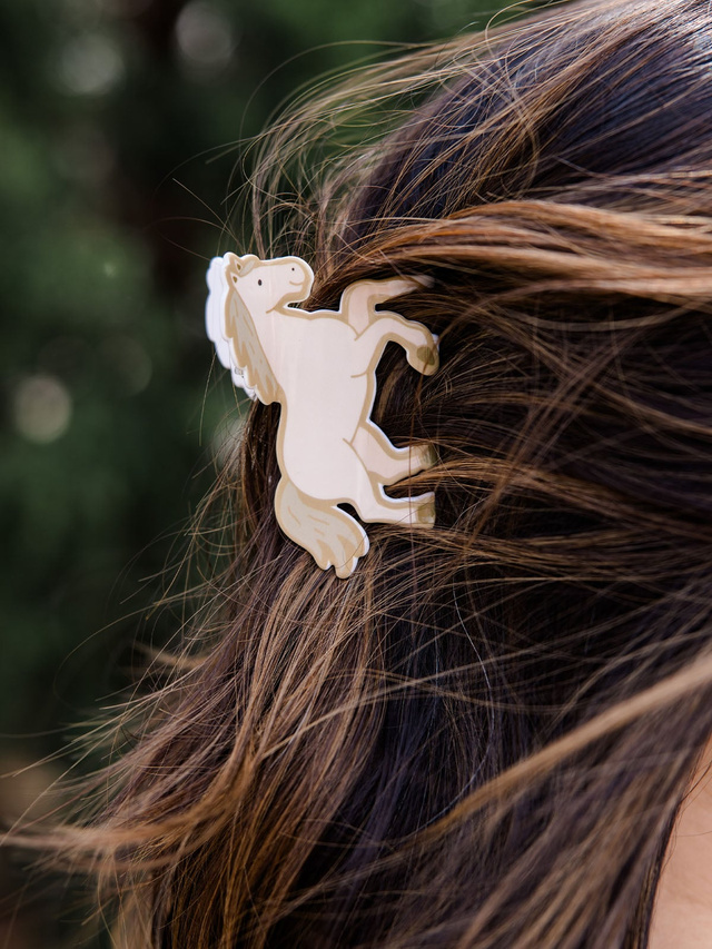Norman Football Game Day Claw Hair Clip, 1 of 6