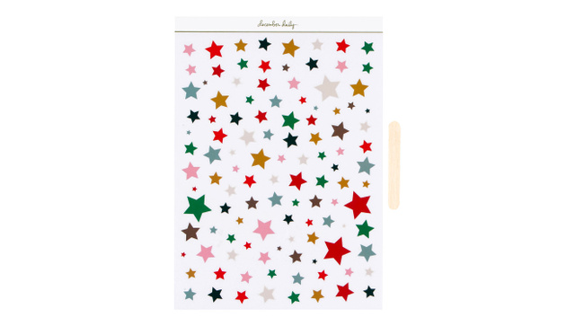 December Daily® 2026 6×8 Star Rub-Ons, 1 of 2