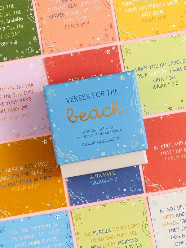Verses for the Beach – Bible Verse Card Set + Display Stand, 7 of 8