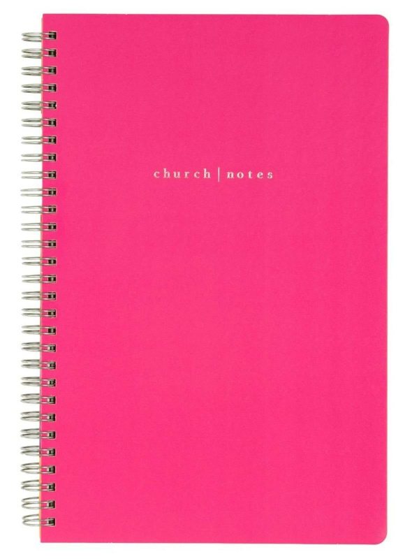 Hot Pink Bible Study Spiral Notebook by Girl, Open Your Bible!, 1 of 7