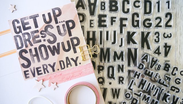 Stamp Set : 4×6 Blue Skies Alpha, 4 of 5