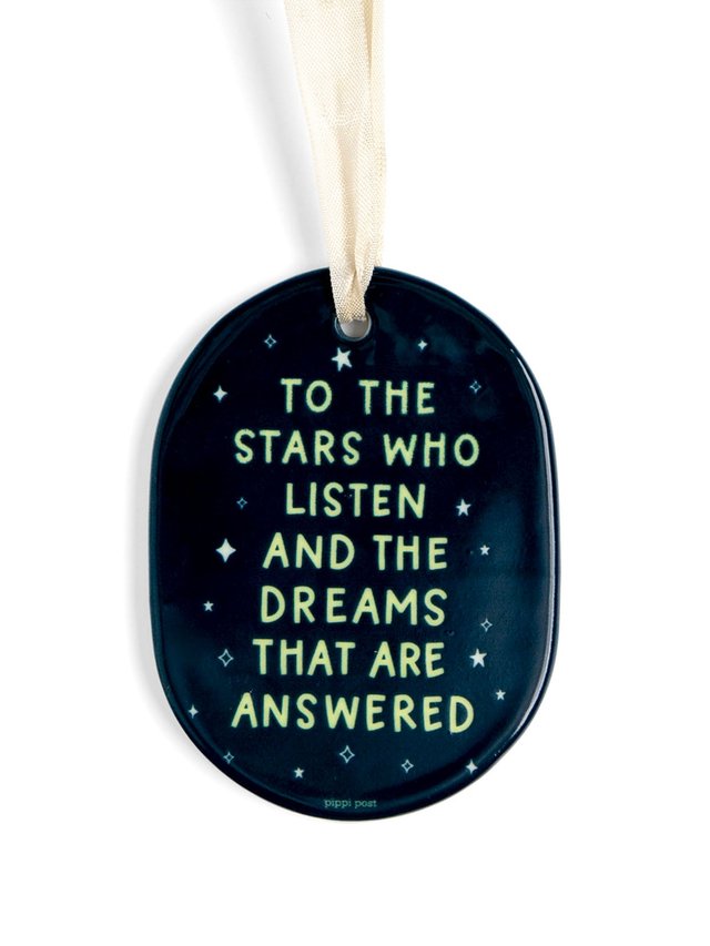 To The Stars Who Listen Romantasy Christmas Ornament, 1 of 2