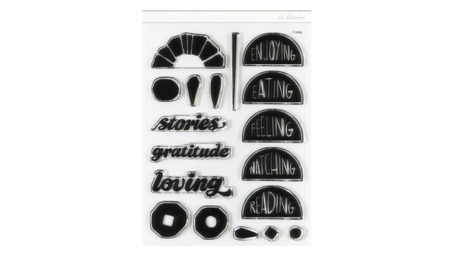 Flower and Sun 6×8 Stamp Set, 1 of 2