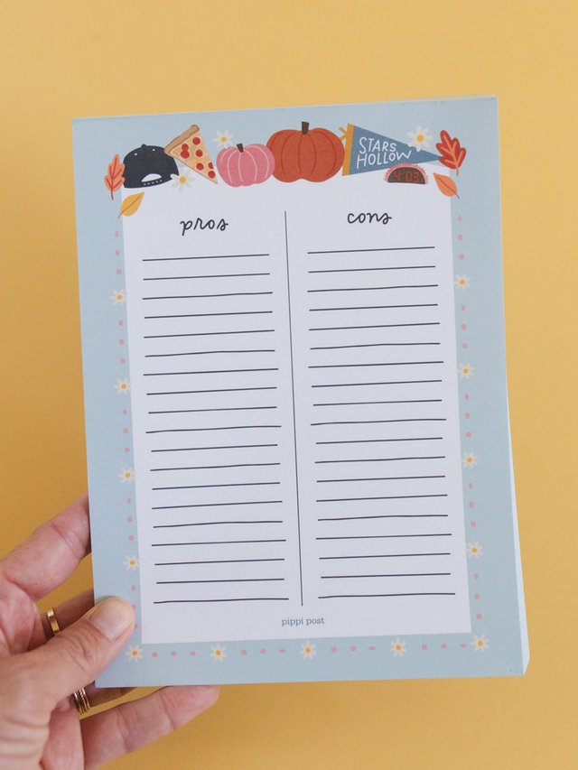 Pros & Cons Stars Hollow 6×8 Notepad, 5 of 7