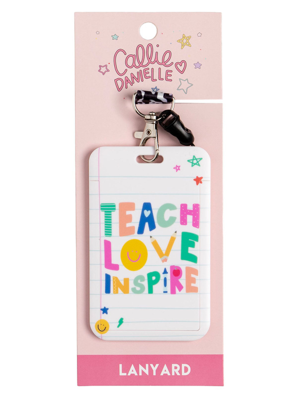 Teach Love Inspire Teacher Lanyard, 2 of 2