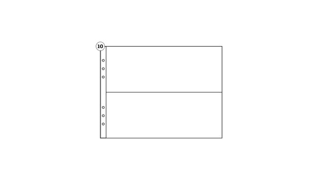 10×8 Page Protector Pack - 10×4 Pockets, 1 of 1