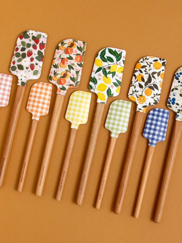 Chicken & Flowers Silicone Kitchen Spatulas - Set of 2, 6 of 7