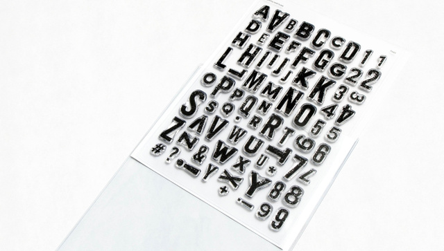Stamp Set : 6×8 Honey & Spice Alpha, 2 of 2