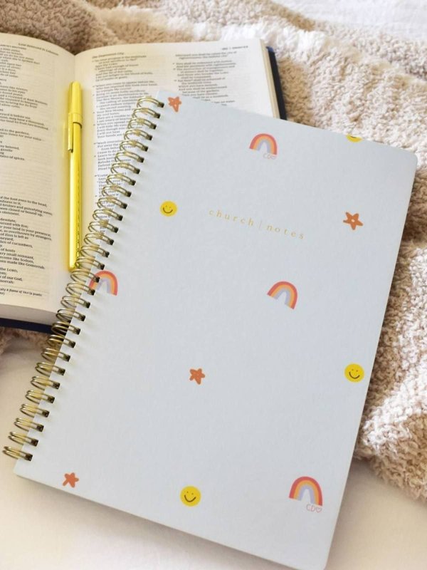 Happy Icons Bible Study Spiral Notebook by Callie Danielle, 7 of 9